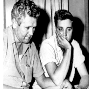 Elvis and Vernon mourning Gladys' death