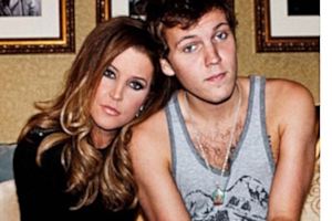 Lisa Marie and son, Benjamin